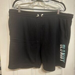 Old Navy Logo Women’s Black Athletic Cotton Shorts. Size XXL